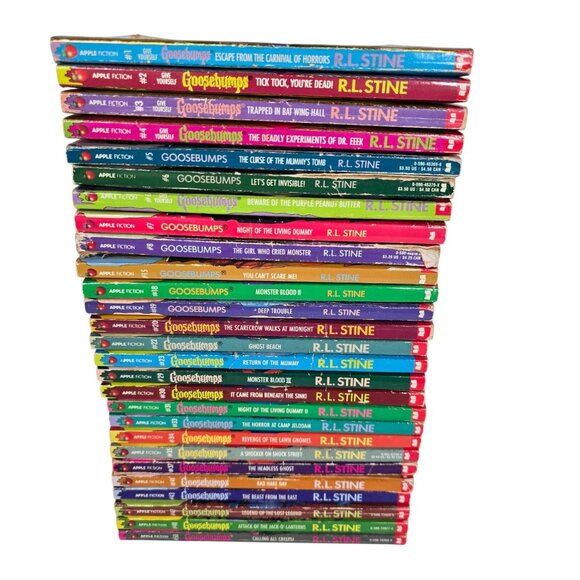 GOOSEBUMPS Book Lot RL Stine Paperback Spooky Scary Stories Goose Bumps Vintage - Picture 15 of 16